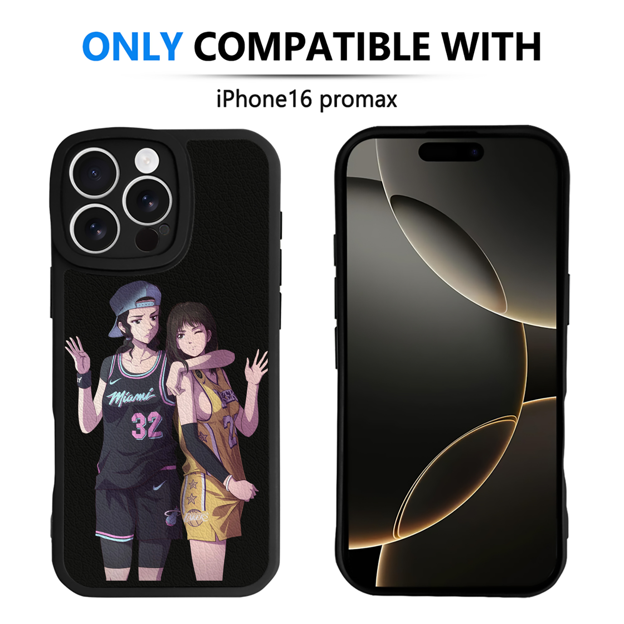 （画像用） SLAM DUNK／スラムダンク 【iPhone 16シリーズ対応】シリコンスマホケース（レザー調） 材質：シリコン